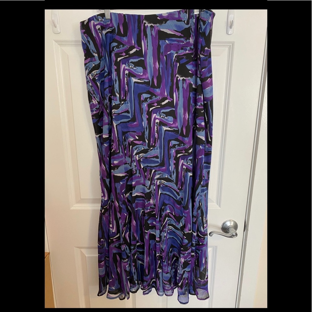 Fashion bug beautiful multicolor skirt size 2X